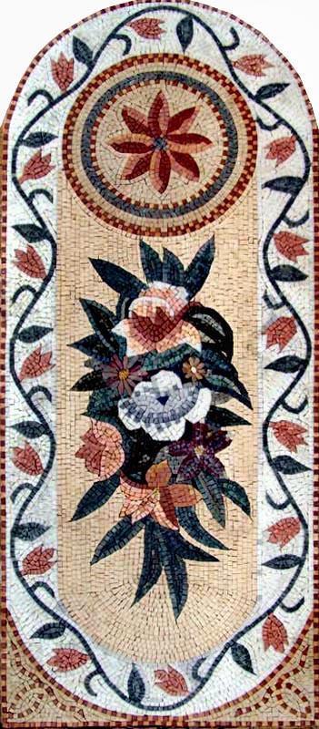 Mosaic Floral Artworks - Pink Roses