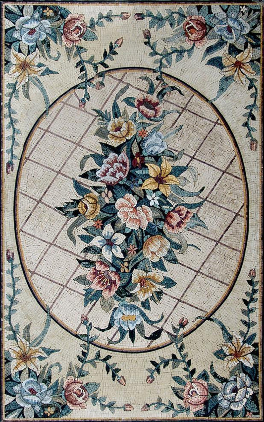 Floral Mosaic Rug