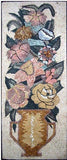 Mosaic Wall Art - Thistle and Roses