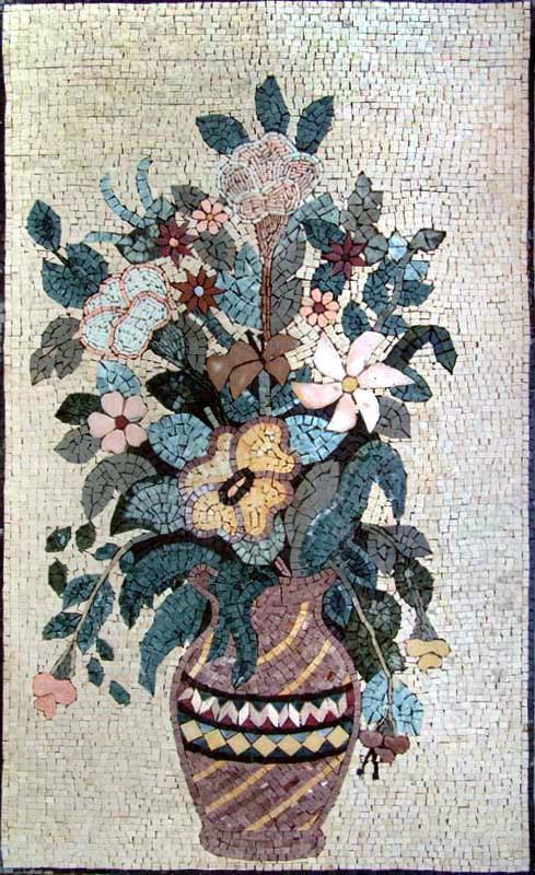 Mosaic Wall Art - Fleur Bouquet