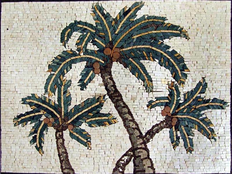 Mosaic Tile Art - Palmtree