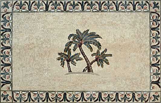 Palm Trees - Mosaic Tile Pattens