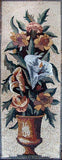 Mosaic Tile Art - Carnation Flower