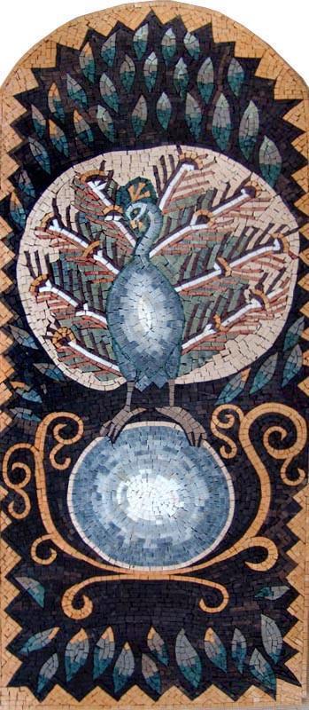 Mosaic Designs - The Blue Peacock