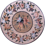 Mosaic Tile Art - Floral Medallion 