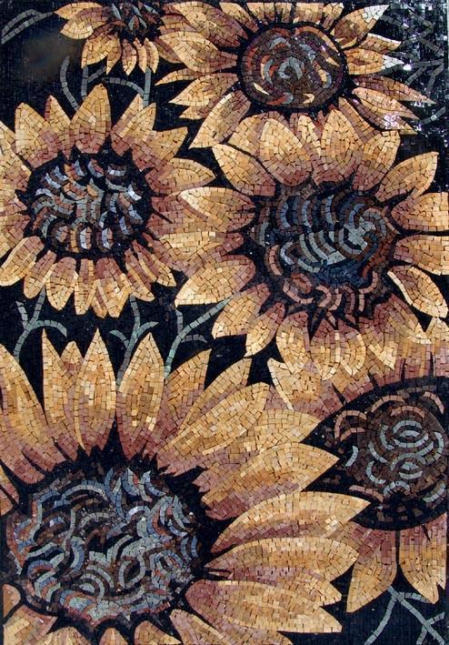 Mosaic Tile Art - Sun Feels