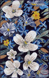 Mosaic Tile Art - Backsplash Lillies