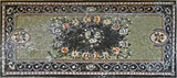 Flowers Stone Art Rugs Mosaic