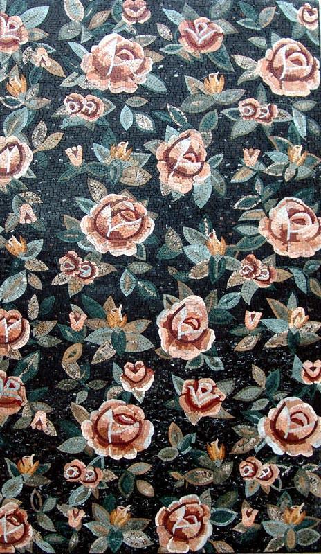 Mosaic Tile Patterns - Floral Rosal