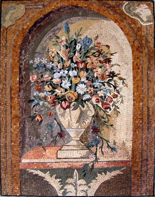 Mosaic Wall Art - Imaginative Vase