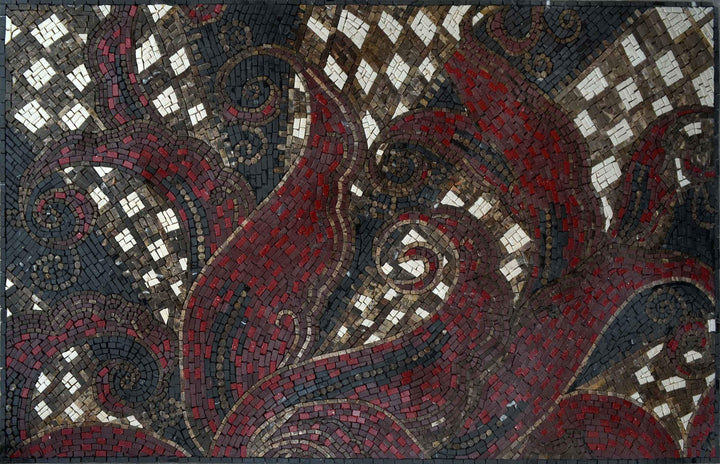 Abstract Decorative Flower II - Mosaic Art
