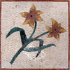 Mosaic Floral Tile Patterns- Yellow Lys