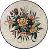 Mosaic Tile Art - Flora Medallione
