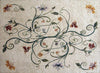 Flowery Mosaic Pattern Art