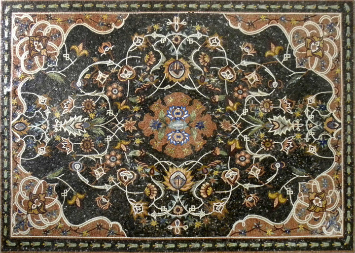 Floor Mosaic Stone Art Tile Handmade