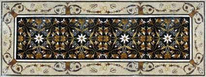 Floral Stone Rugs Mosaic