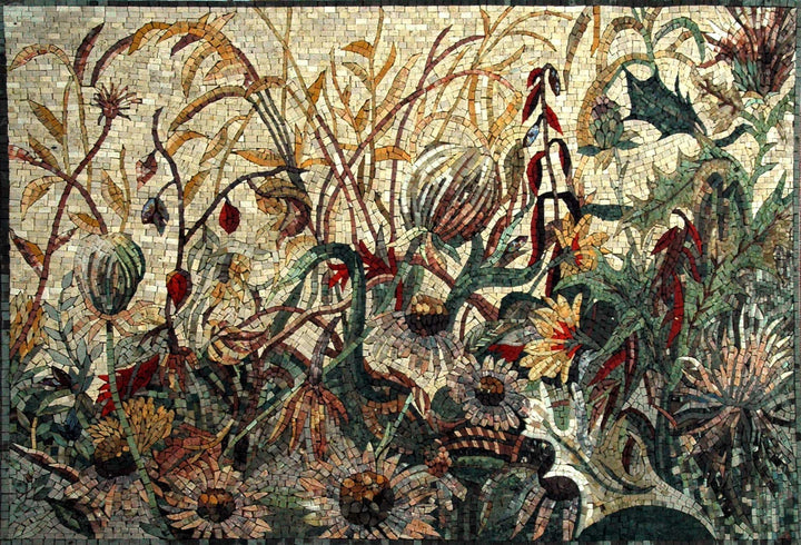 Mosaic Tile Patterns - Wild Flowers