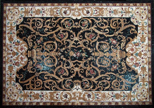 Floral Mosaic Rug