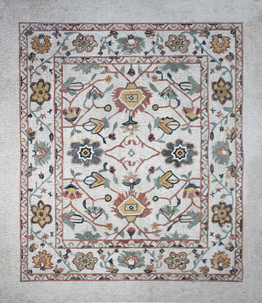 Mosaic Pattern - Floral Carpet