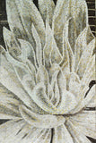 Mosaic Flower Art - White Dahlia