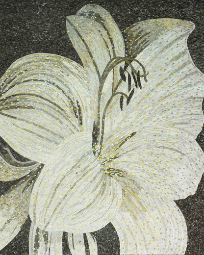 Mosaic Wall Art - White Stargazer