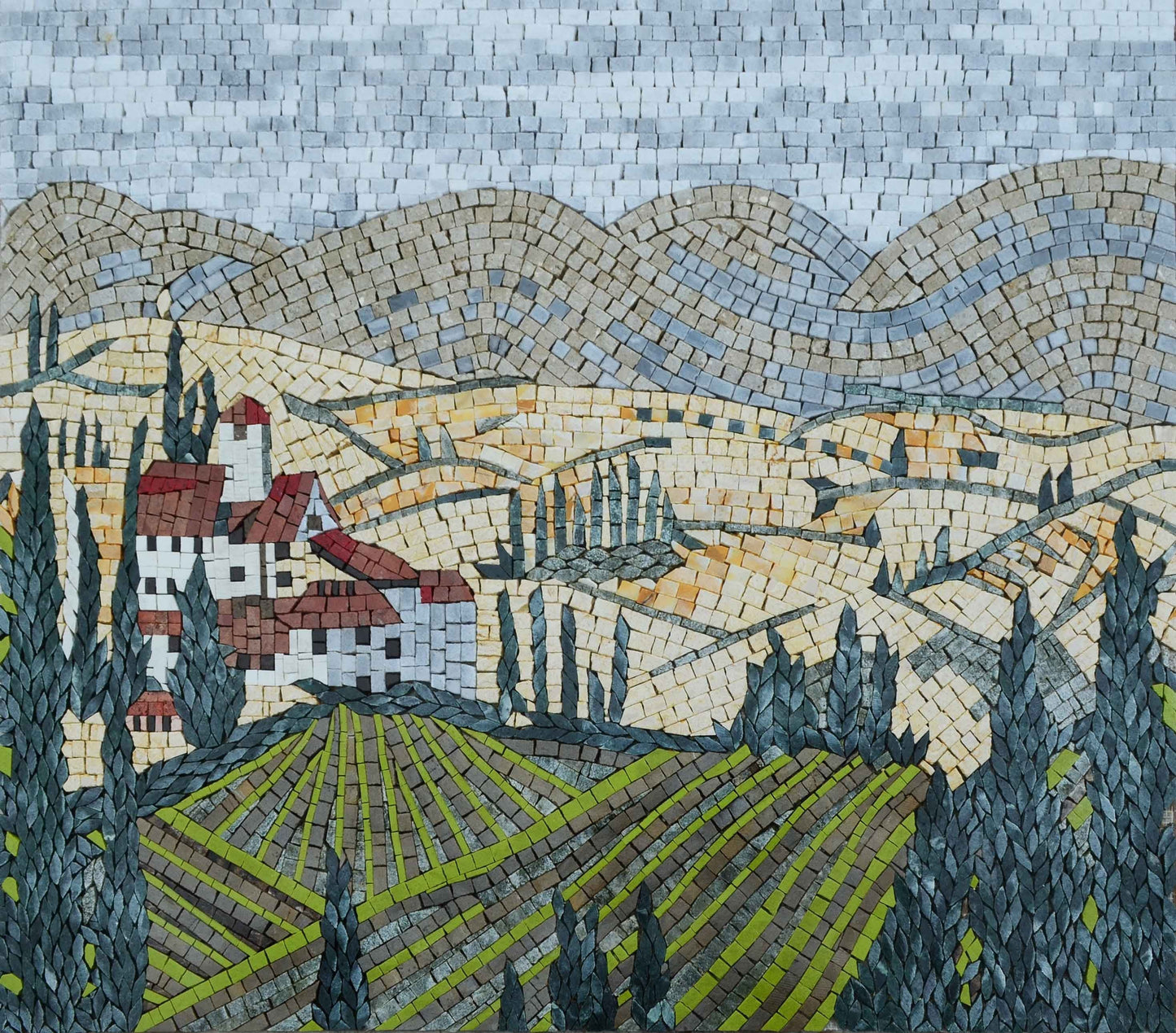 Tuscany-Inspired - Mosaic Wall Art