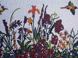 Humming Birds In Spring - Mosaic Art