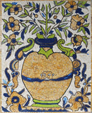 Ancient Pottery Vase - Mosaic Mural