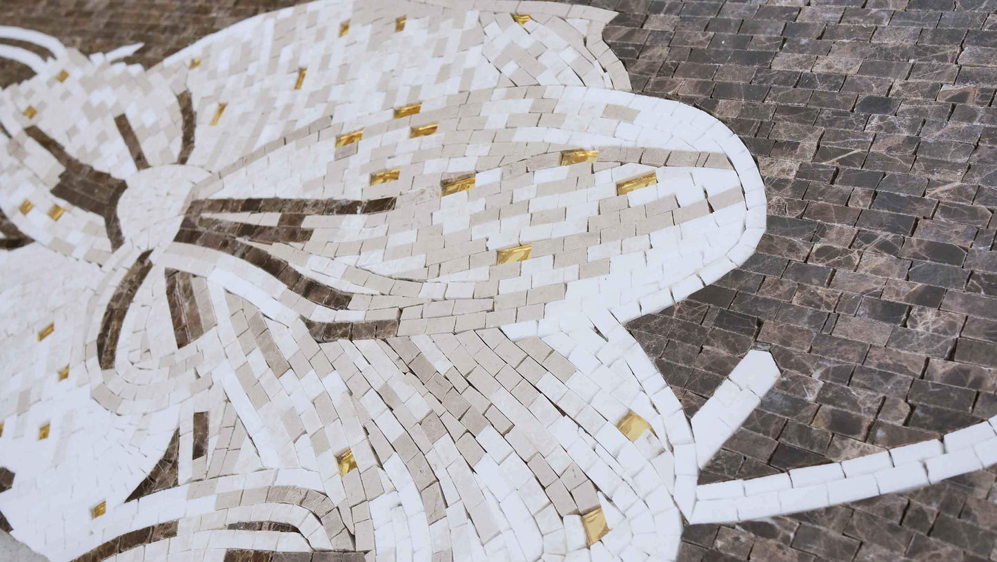 Mosaic Wall Art -Sophia Flower IV