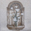 Calla Lilies Vase - Mosaic Wall Art