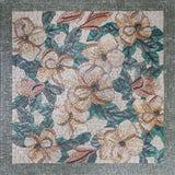 Floral Marble Wall Art - Viridi