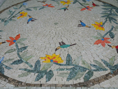 Mosaic Wall Art - Chirpy
