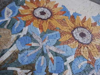 Mosaic Sunflowers - Fleurs de la Soleil