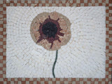 Floral Mosaic - Black Center Flower
