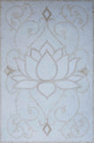 Simple Mosaic Art - Flower On White Background