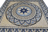 Floral Mosaic Rug Tile - Fauve