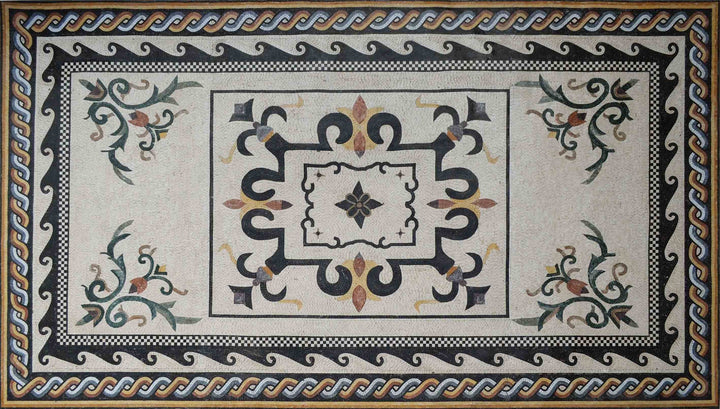Mosaic Rug - Greek Tiling