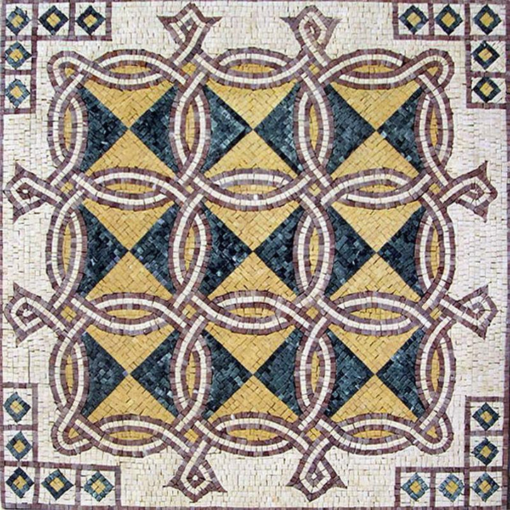 Geometric Mosaic Art Tile - Alba