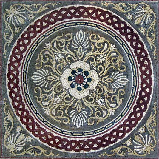 Floral Art Mosaic Panel - April II