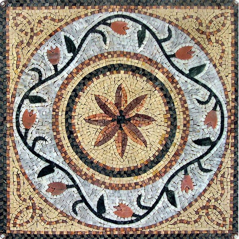 Flower Mosaic Square - Ella