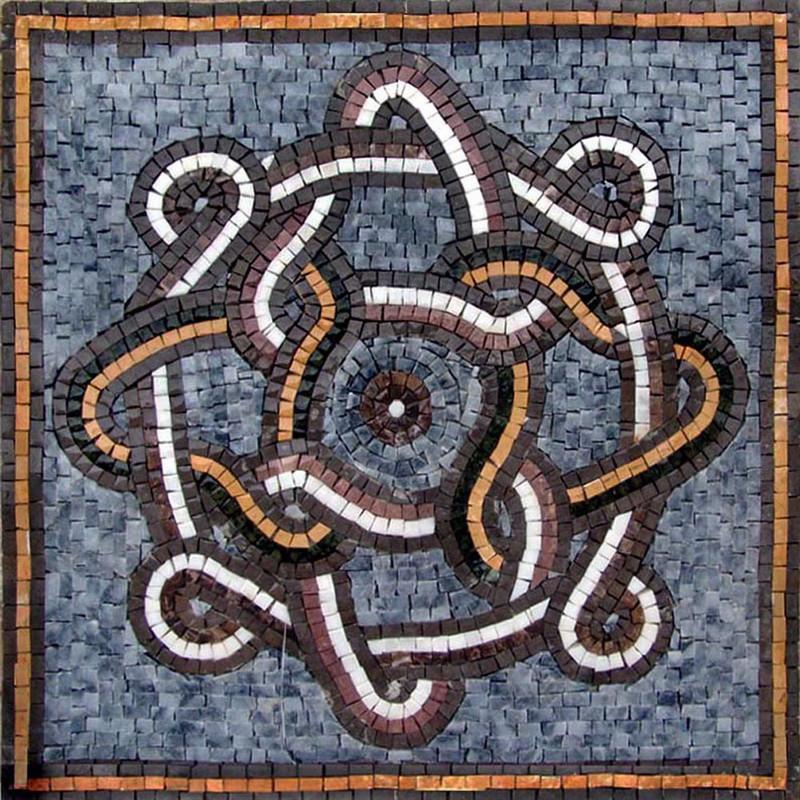 Romanesque Mosaic Square - Gala III