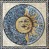 Roman Sun Mosaic Panel - Synne