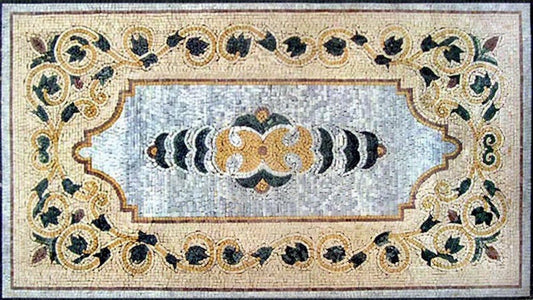 Geometric Mosaic Design Artwork Inlay