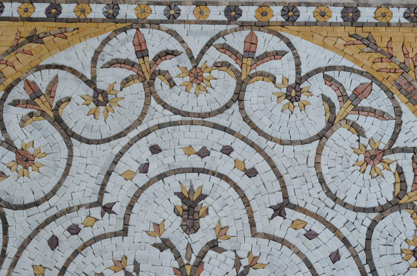 Botanical Mosaic Panel or Floor Inlay - Hadi