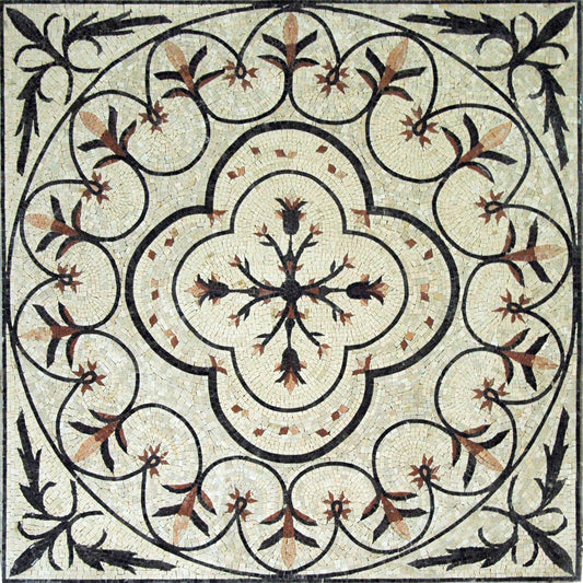 Botanical Mosaic Panel - Hadi II
