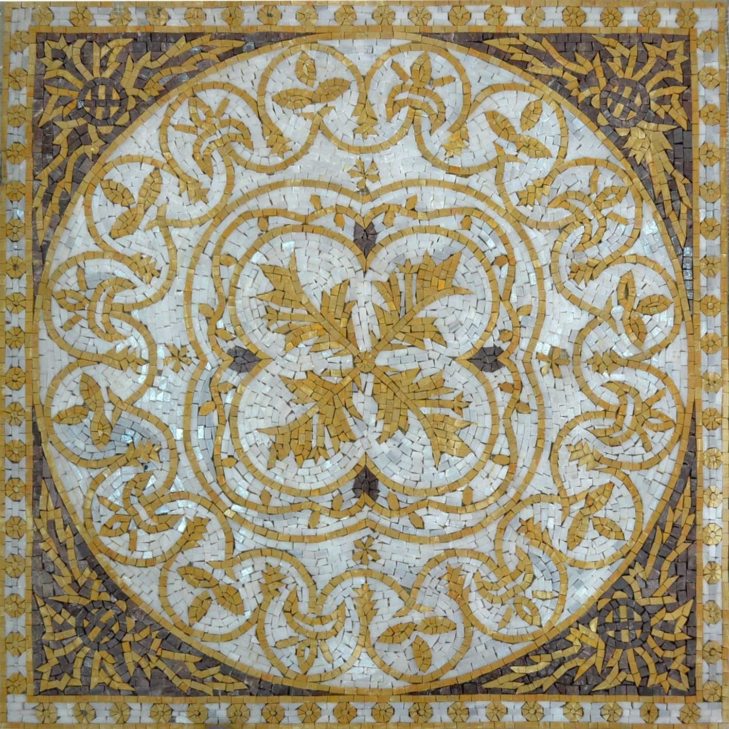 Botanical Mosaic Square - Sasha