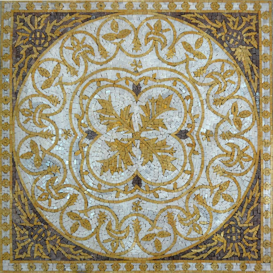 Botanical Mosaic Square - Sasha