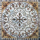 Botanical Mosaic Panel or Floor Inlay - Hadi