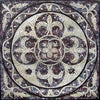 Fleur de Lis Marble Mosaic - Lyla II