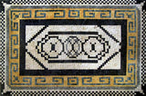 Rectangular Stone Art Mosaic
